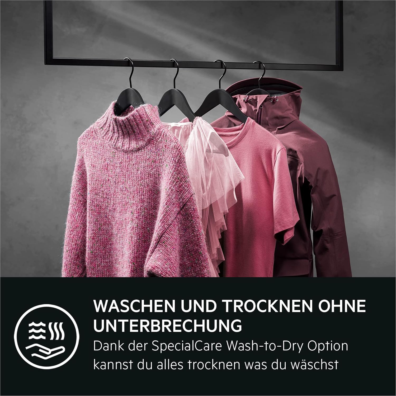 AEG Waschtrockner Serie 7000 ProSteam, 11,0 kg Waschen, 7,0 kg Trocknen, D, energiesparend, Mengenautomatik, Nachlegefunktion, Kindersicherung, 1600 U/min, LWR7E70610