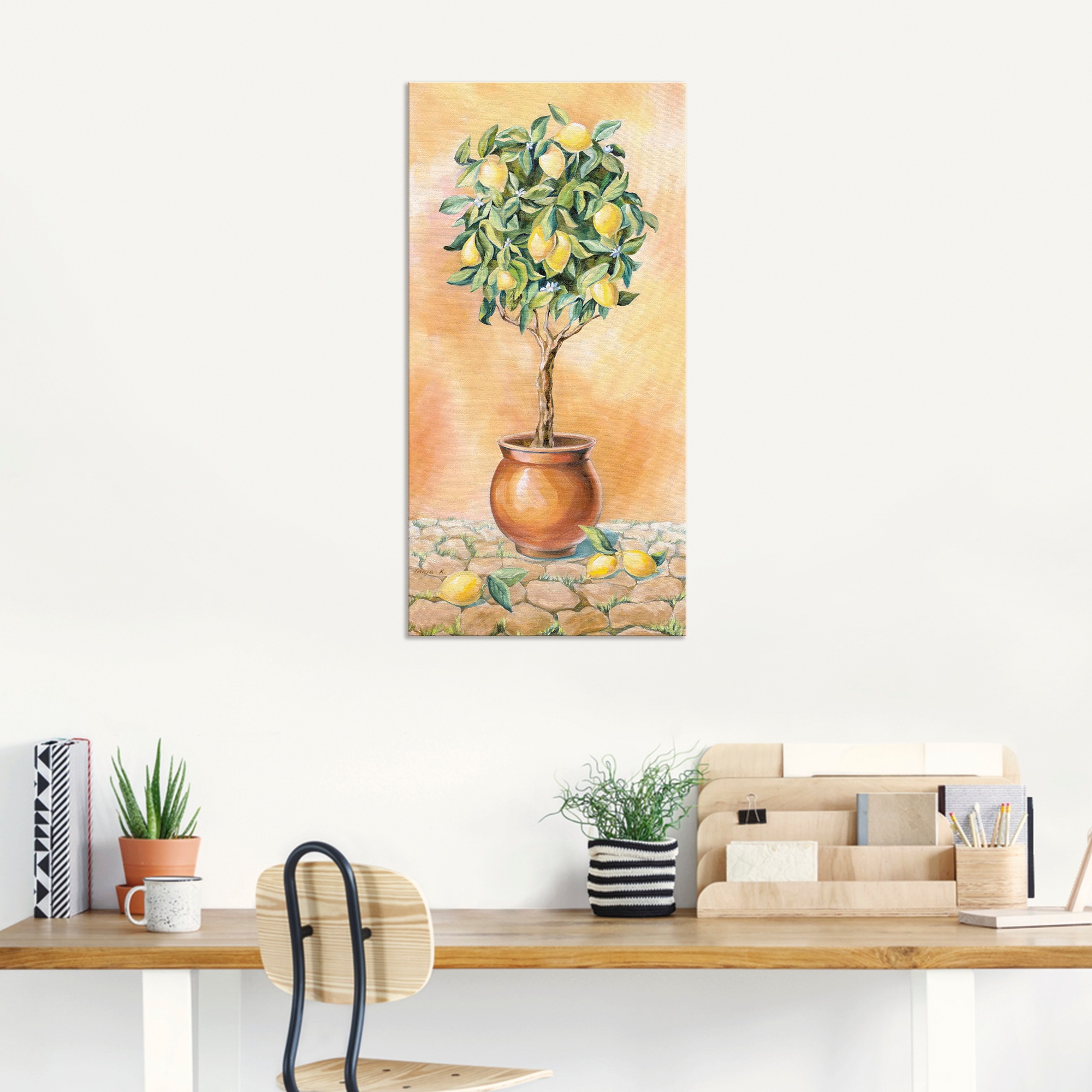 Artland Wandbild »Zitronenbaum I« Pflanzen 1 Stk. tlg. als Alubild, Outdoorbild, Leinwandbild in verschied. Grössen