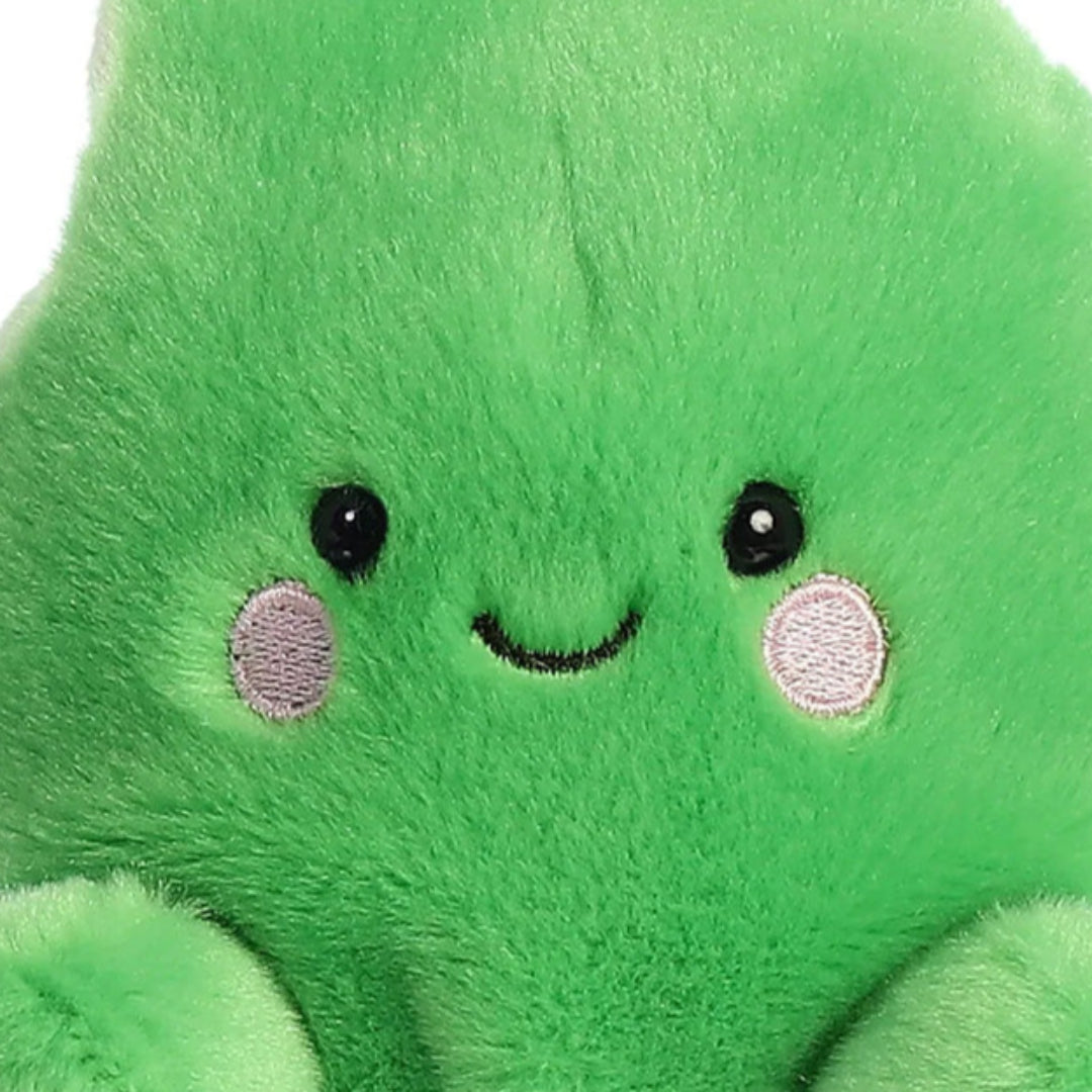 palm pals knuffelappel green jolly - 13 cm