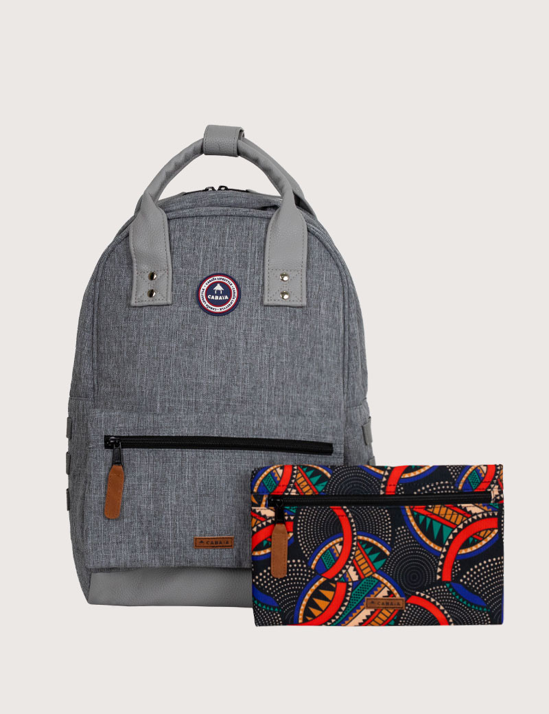 CABAIA SAC À DOS OLD SCHOOL JAKARTA GRIS M