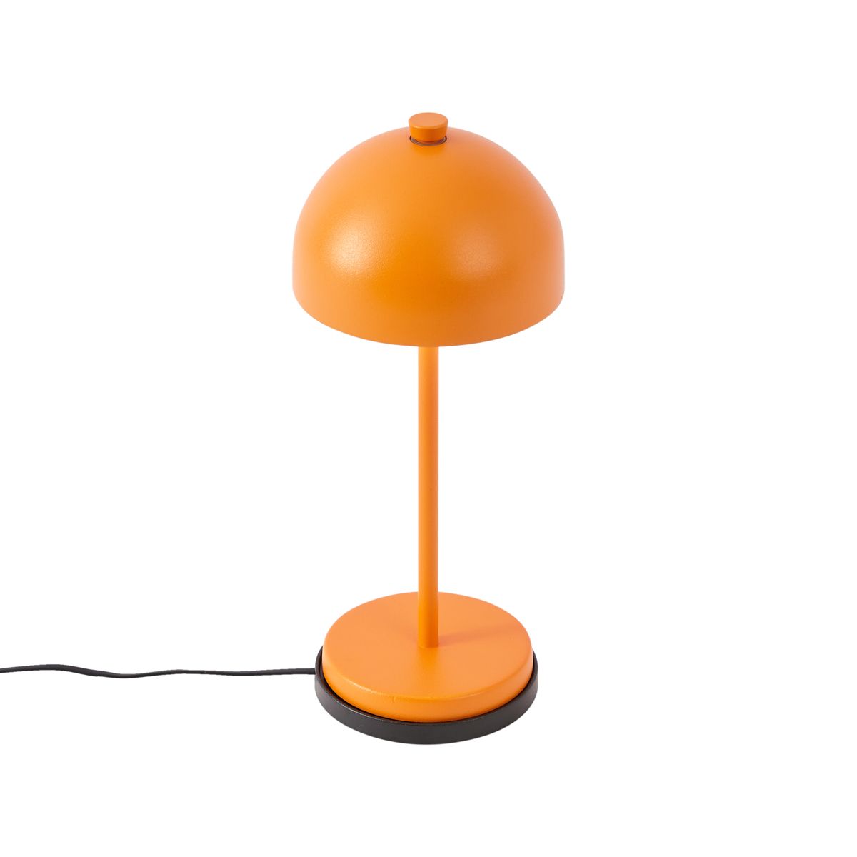Tafellamp oranje incl. LED IP54 oplaadbaar met laadstation - Squirrel
