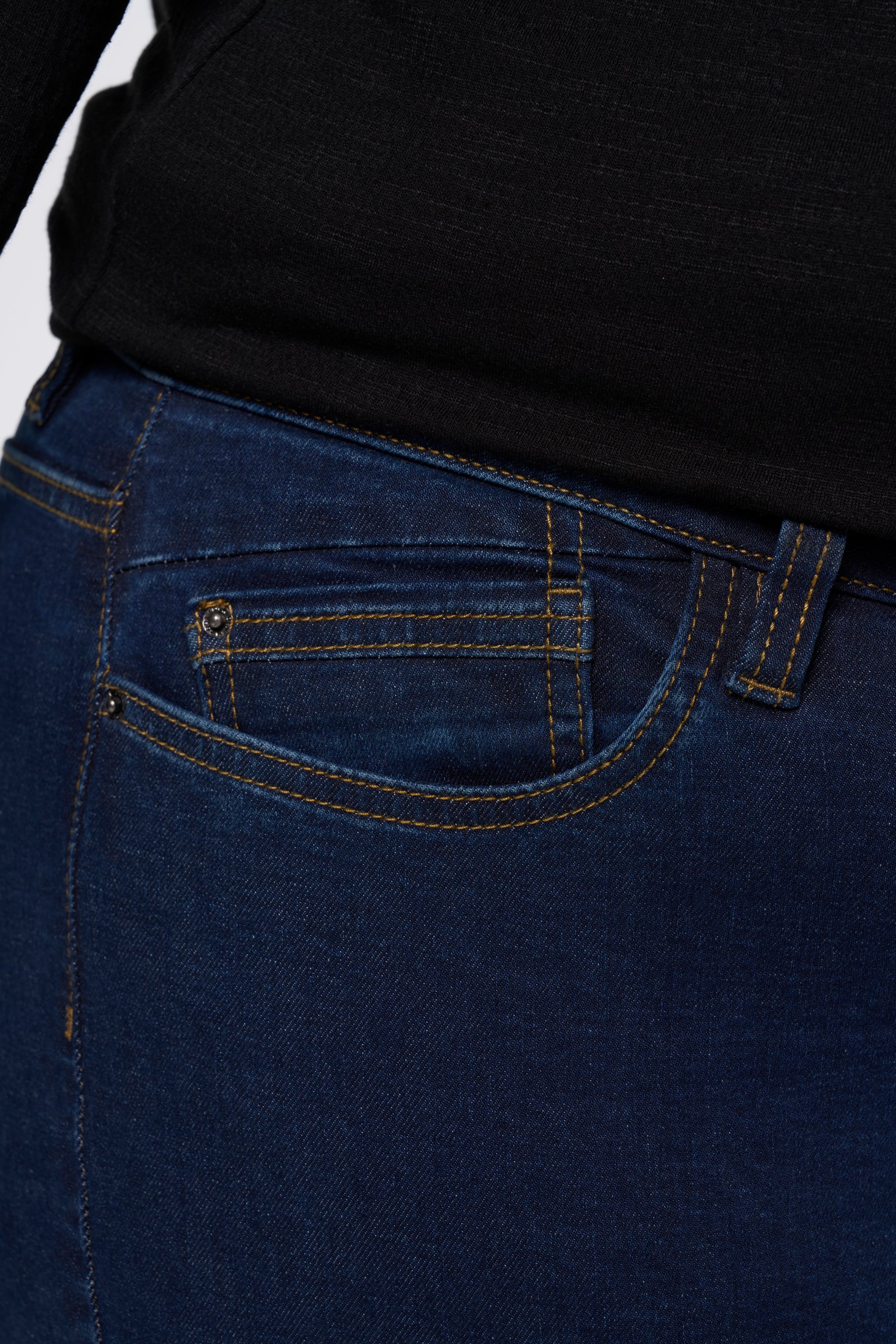 Slim leg jeans IRIS met stretch Rinse Washed Denim