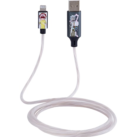USB A-MFI stik 1,2 meter - Rick & Morty