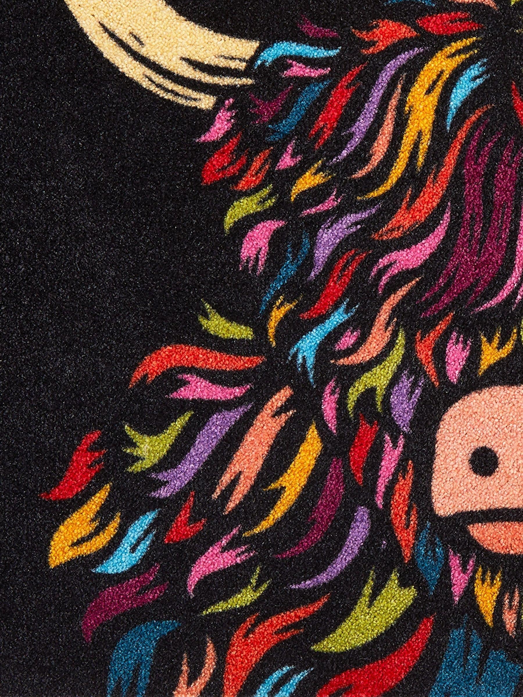 Artsy Mats Highland Cow Indoor Washable Doormat