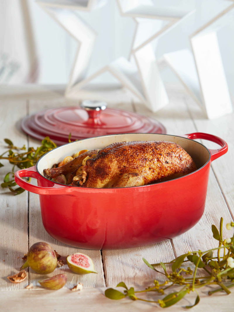 LE CREUSET Bräter Oval 31cm Kirschrot SIGNATURE