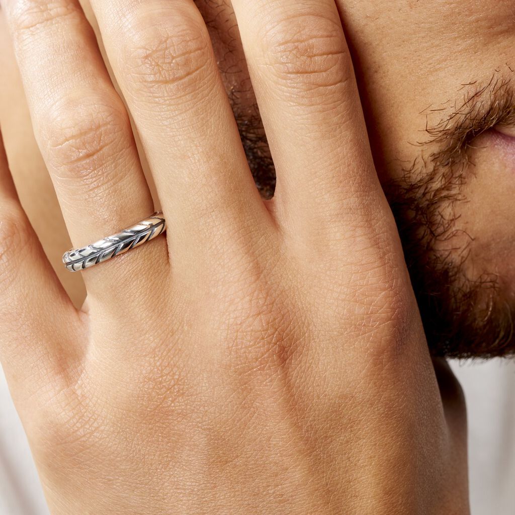 Bague Denys Argent Blanc