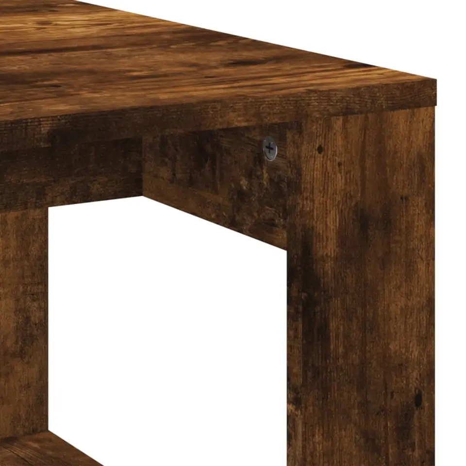 vidaXL - Salontafel - Bruin - Bewerkt hout