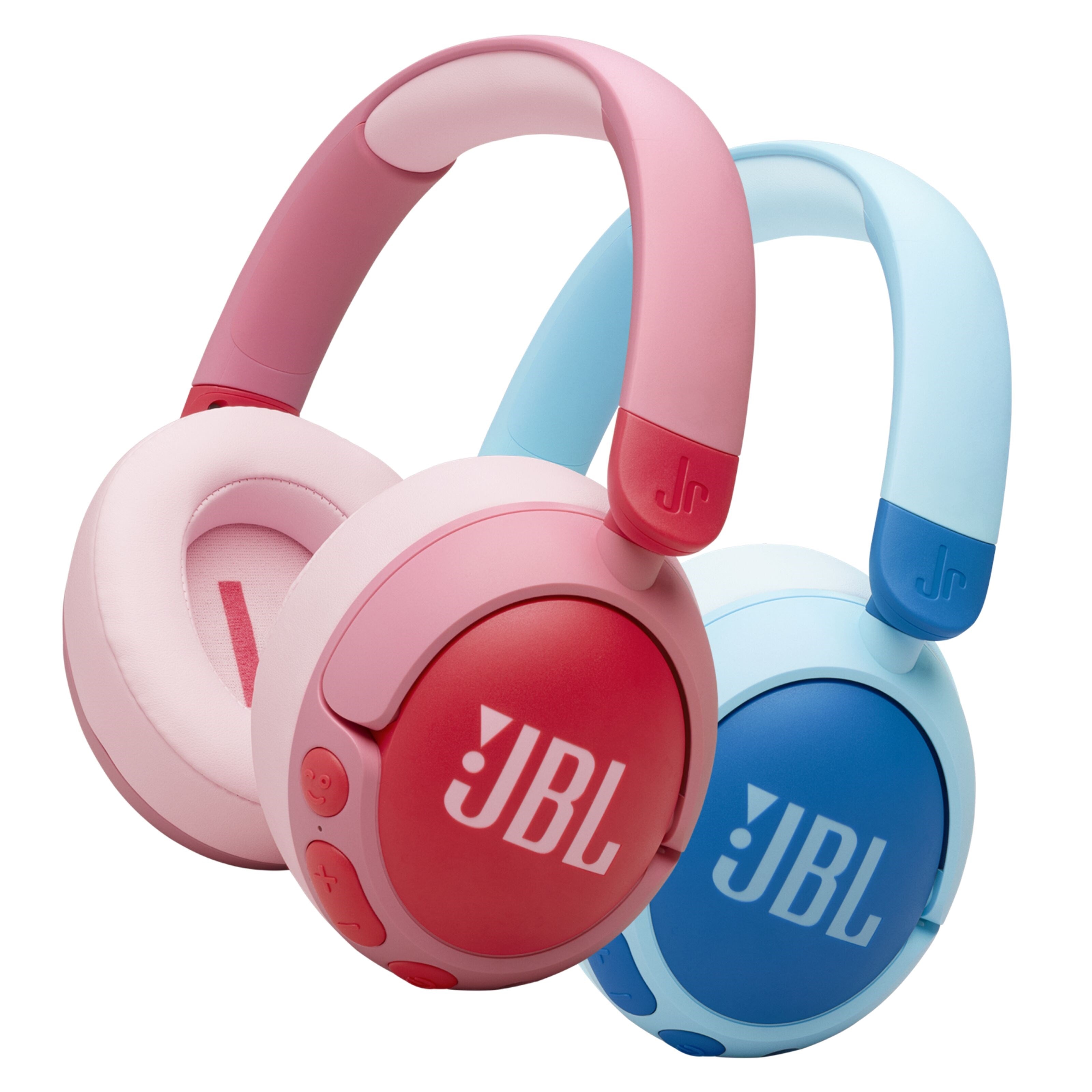 JBL JR470NC Trådløse hodetelefoner med volumbegrensning og ANC Blå