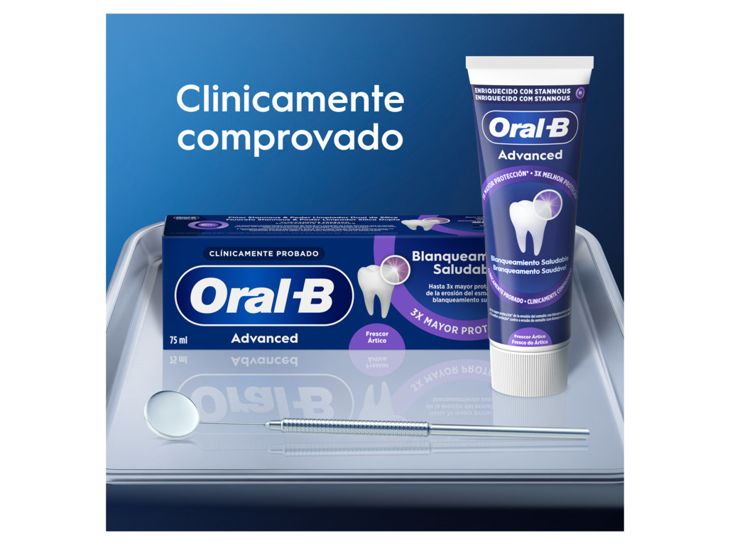 PASTA DENTIFRICA ORAL B ADVANCED BRANQ 75ML