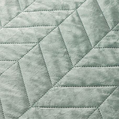 Bedsprei Velvet Prisma - Groen