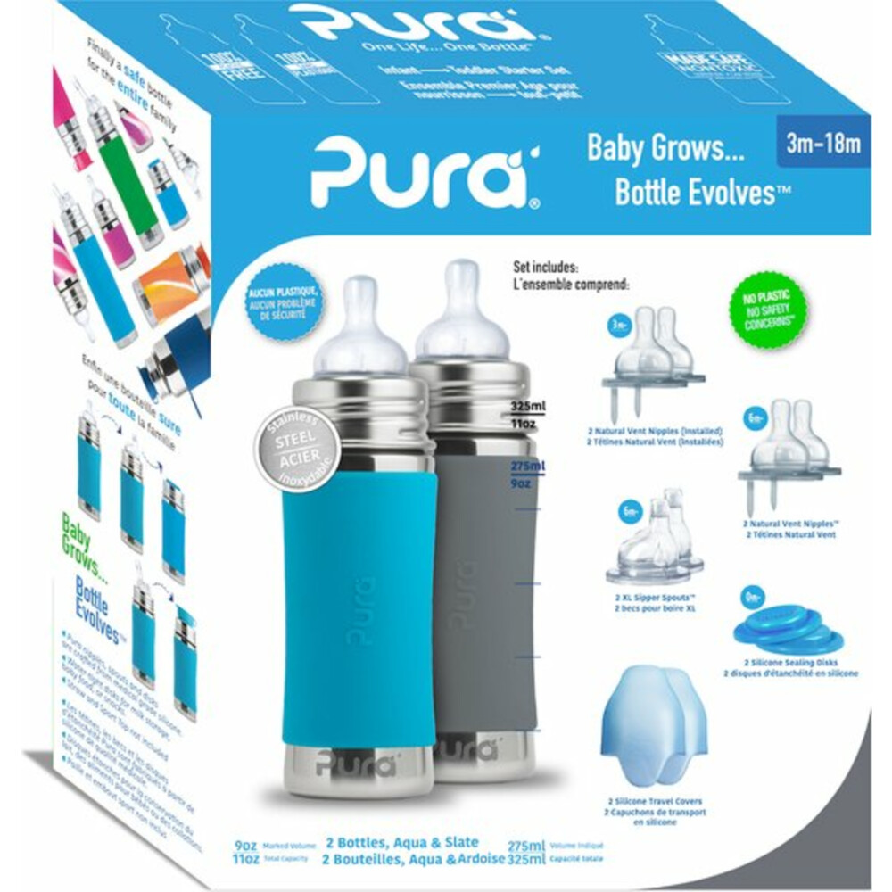 Pura Starterset Aqua en Grijs325 ml