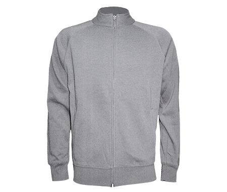 JHK JK296 - Sweat Unisexe à Grand Zip et Col Haut