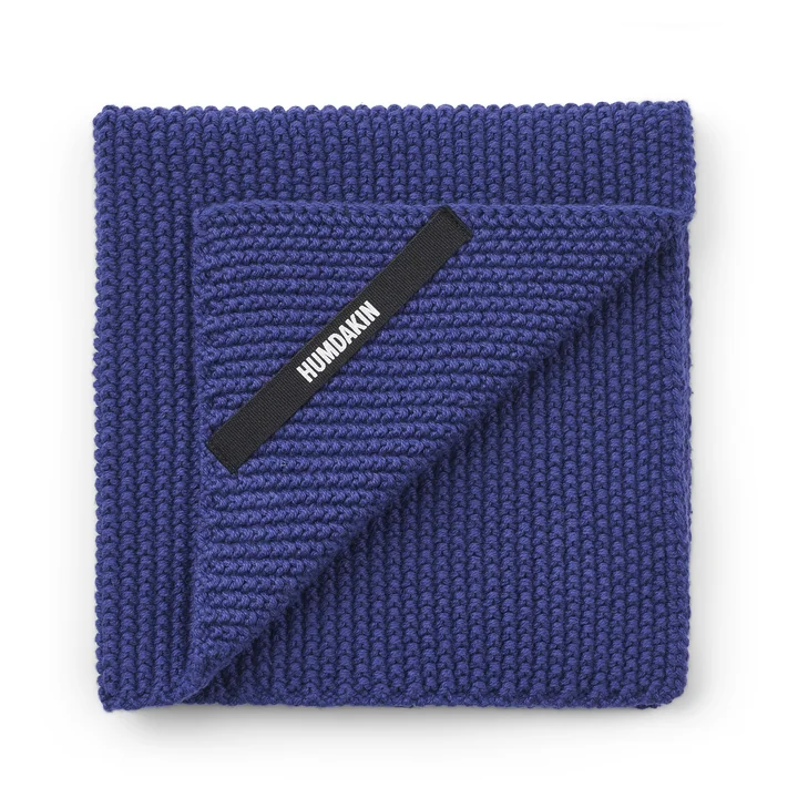 Humdakin - Gestricktes Geschirrtuch, 28 x 28 cm, rushing red