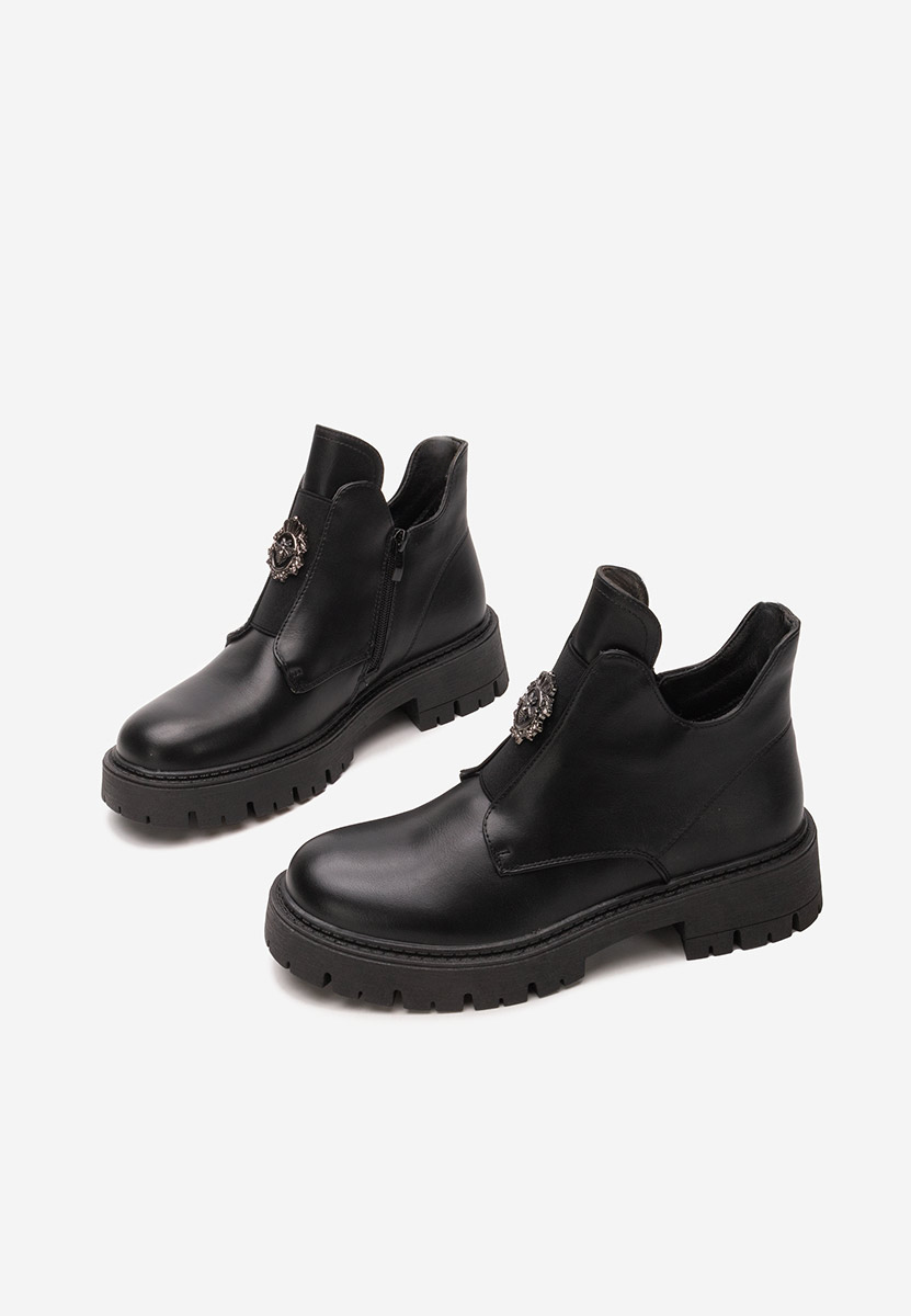 Bottines femme noires Daviria