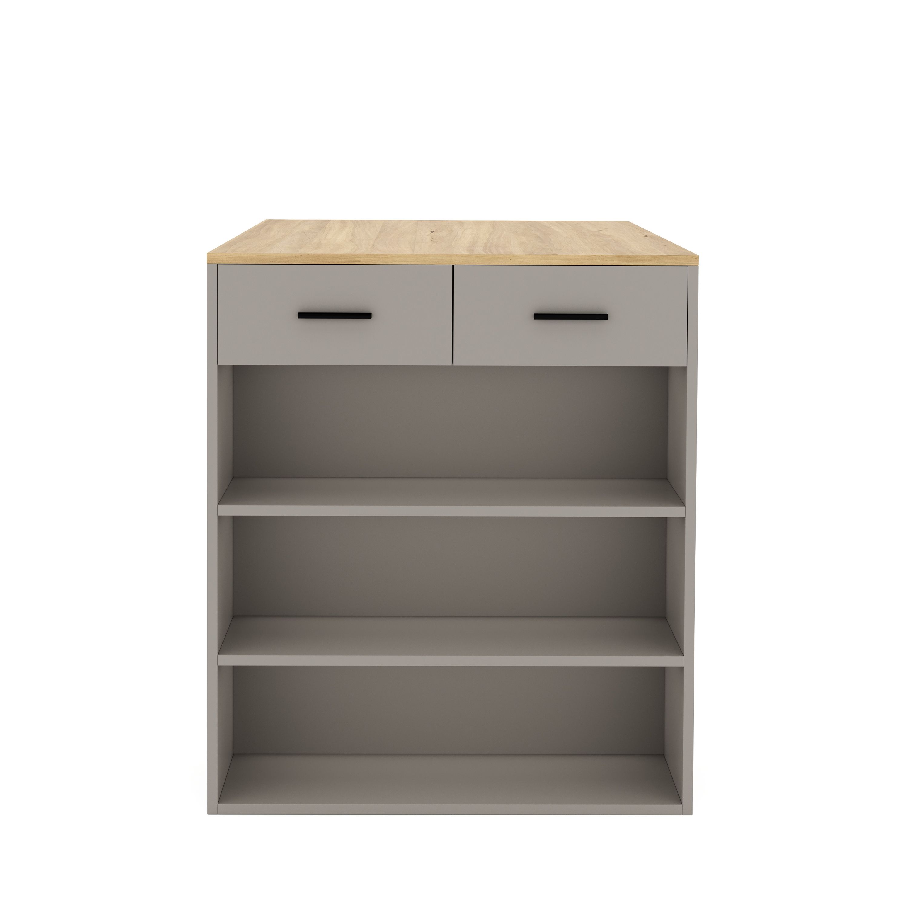 Bartisch MORRISON 100 x 67 x 77 cm natur/anthrazit