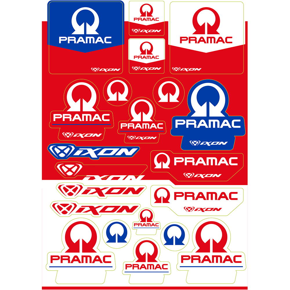 Ixon - Planche stickers Pramac 22