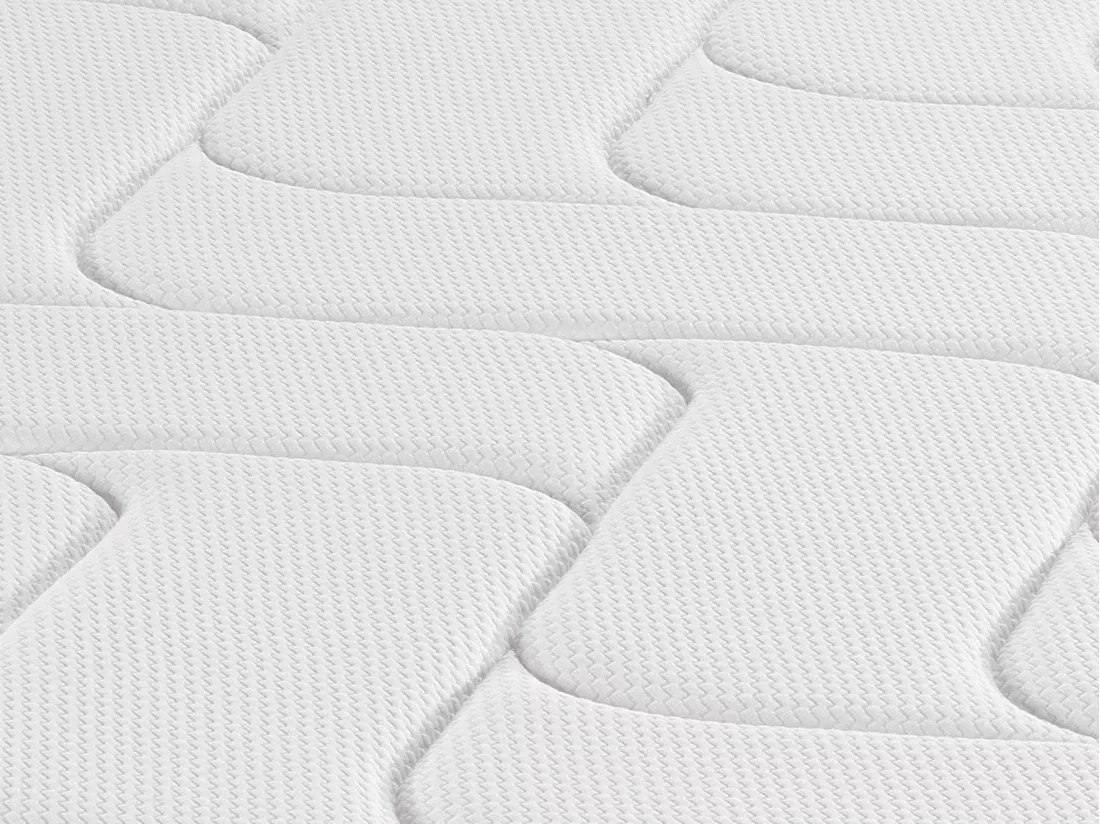 Matelas 180 x 200 cm hybride anti-feu ressorts ensachés 7 zones et mémoire de forme ép.30cm - AMIA de YSMÉE HÔTEL