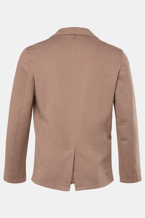 Sweat-Sakko, Flamm-Sweat, Revers, aufgesetzte Taschen