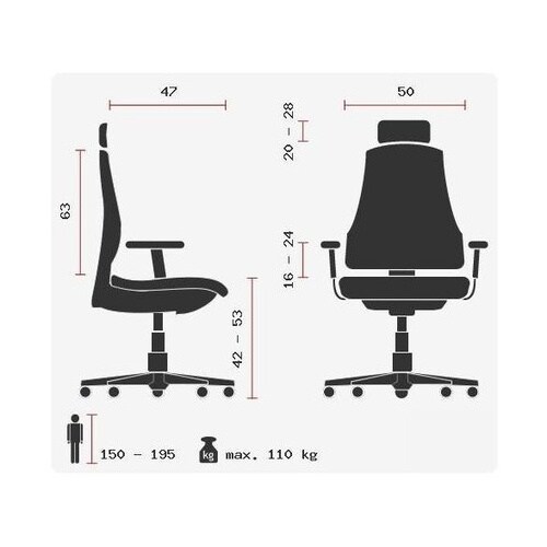 Profi Bürostuhl HEAD POINT RS Stoff mit Armlehnen Topstar
