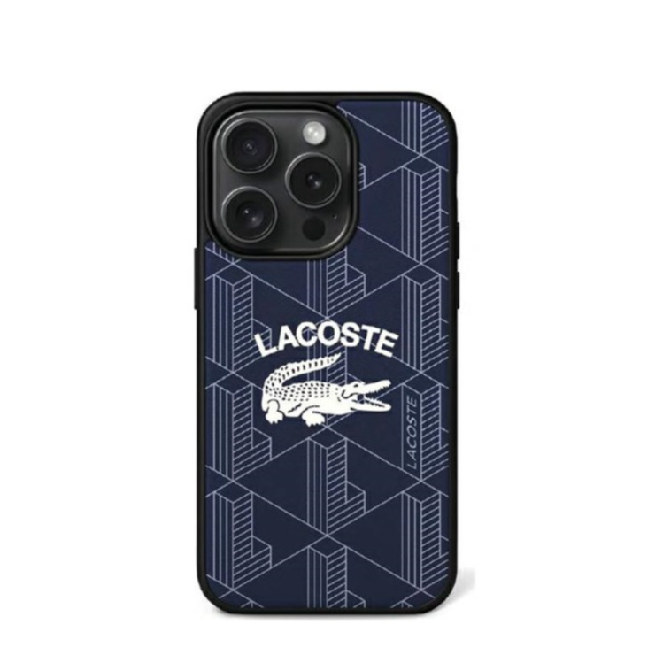 iPhone 15 Pro Max MagSafe Hardcase Monogram Vintage Logo Hülle (LCHMP15XPIGV) - Navy (Blau)