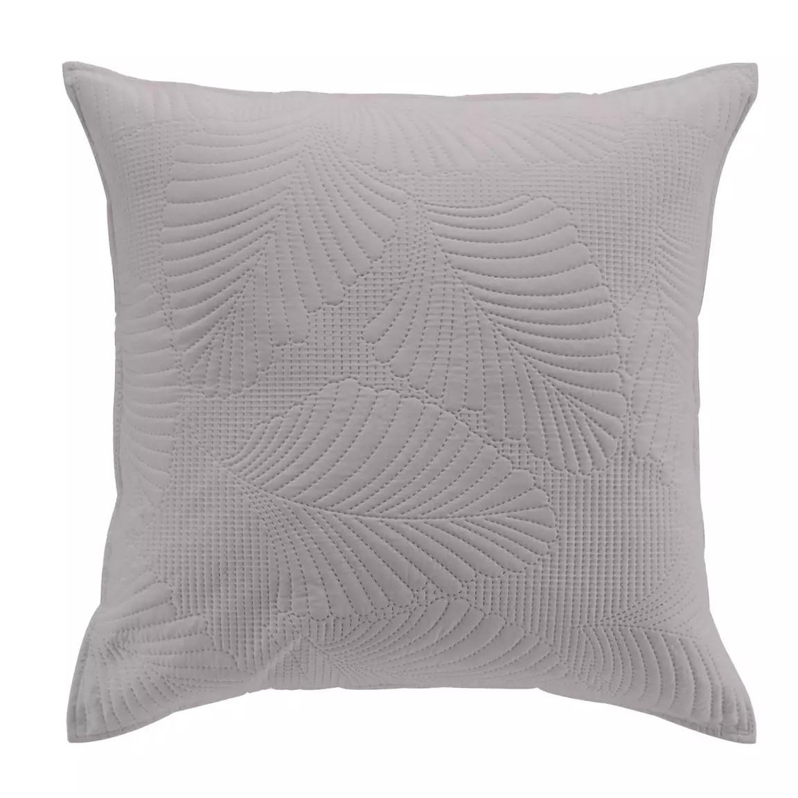 Housse de coussin carrée microfibre (60 x 60 cm) Palombine Grise