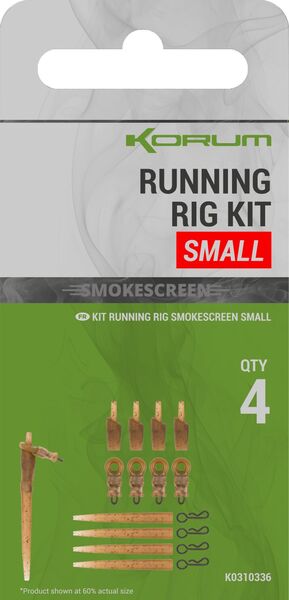 Kit Running Rig Korum Smokescreen (4 Pièces)