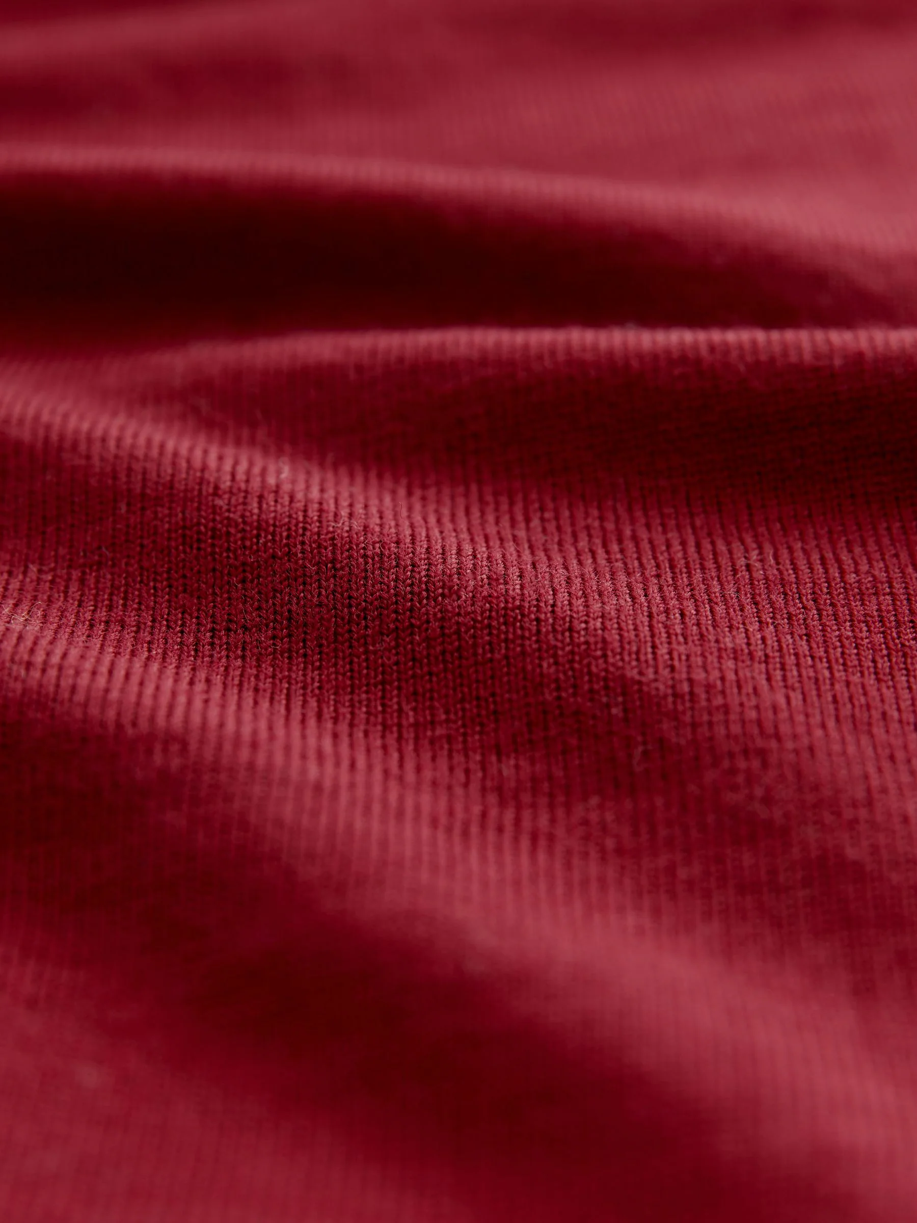 Rood - Regular Fit Signature 100% Merino Wool Zip Neck Jumper
