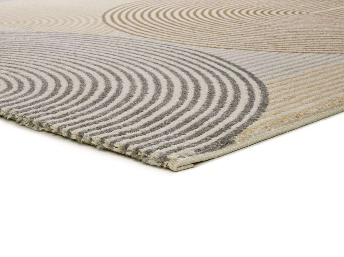 Tapis intérieur - scandinave - beige - 140 x 200 cm - GARDEN