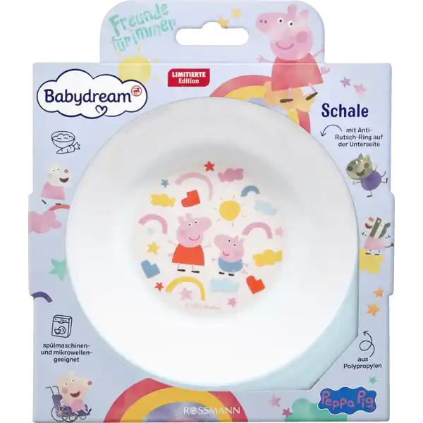 Schale aus PP im LE-Peppa Wutz Design
