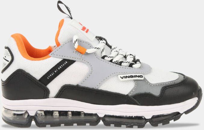 Vingino Oxup sneaker Sneakers Overig grijs wit