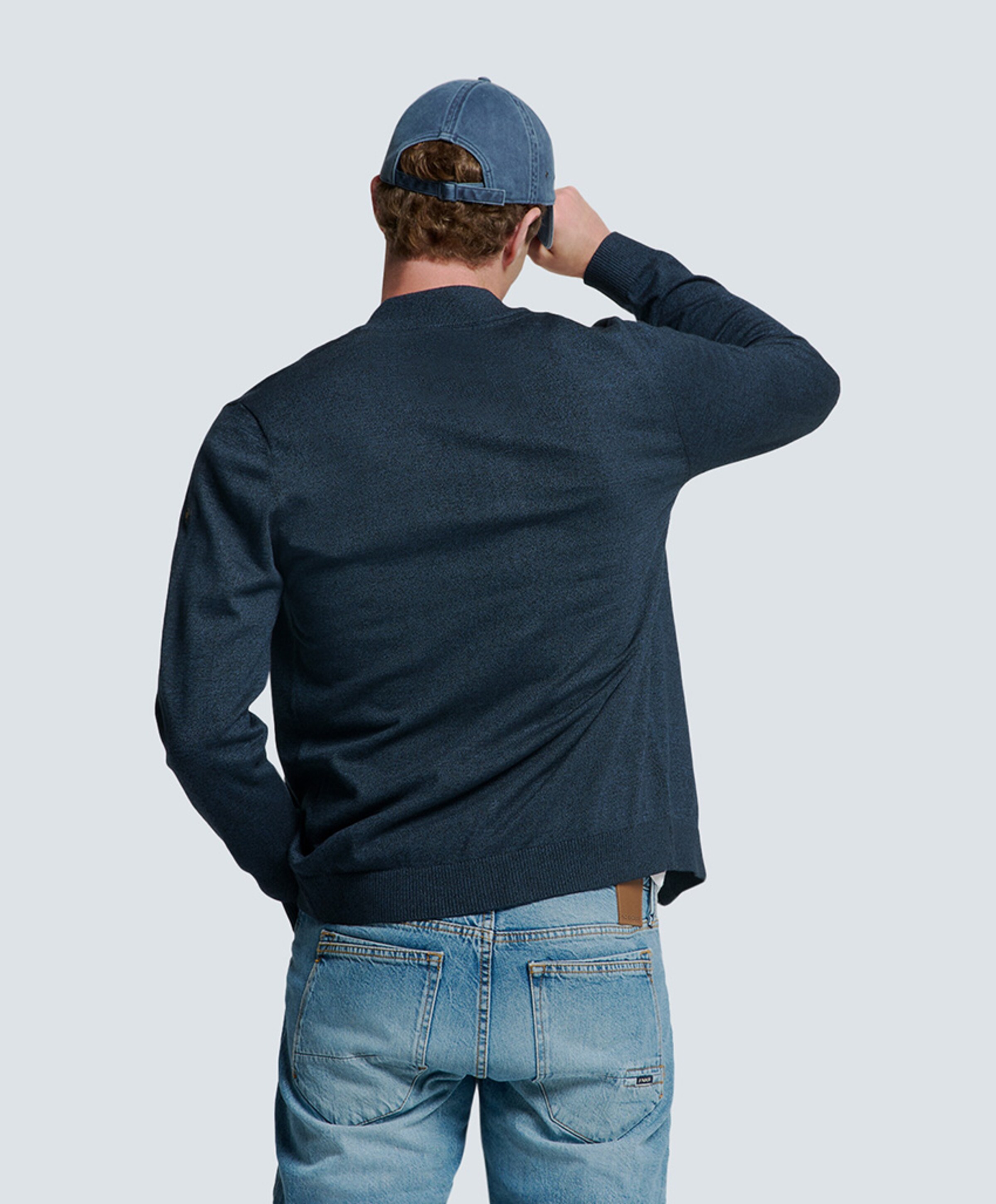 No Excess Heren vest blauw