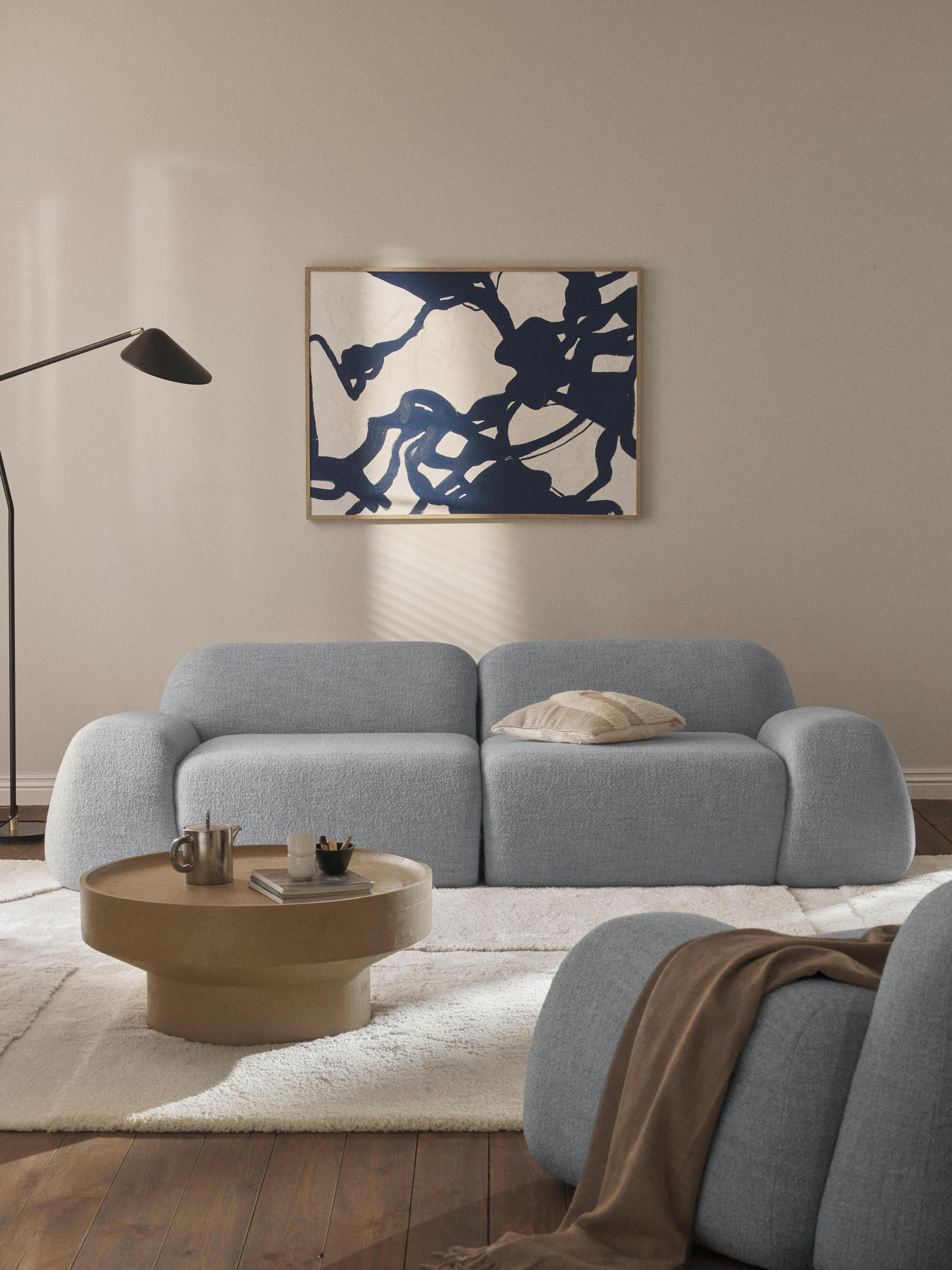 Modulaire bank Wolke (3-zits) van bouclé