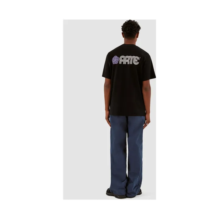 Arte Antwerp T-shirt Circle Flower | Noir