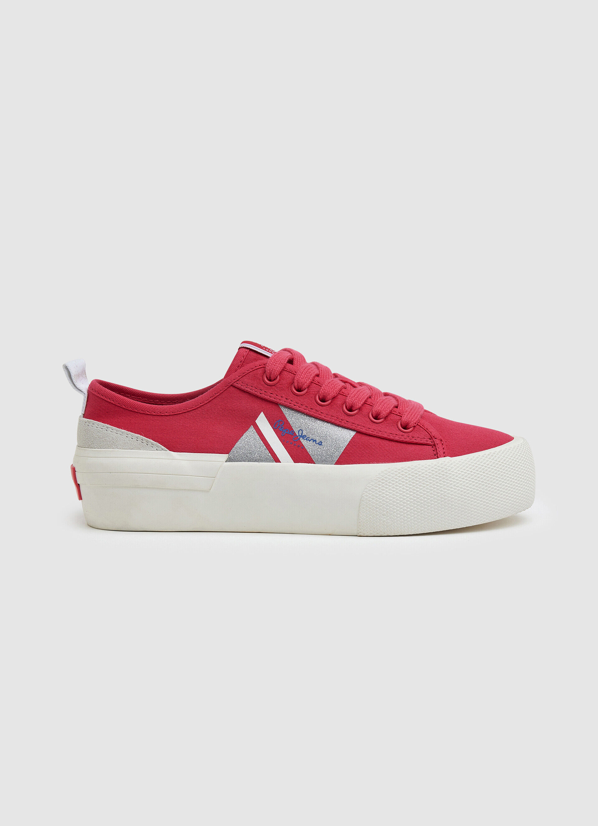 SAPATOS VULCANIZADOS ALLEN FLAG - vermelho morango