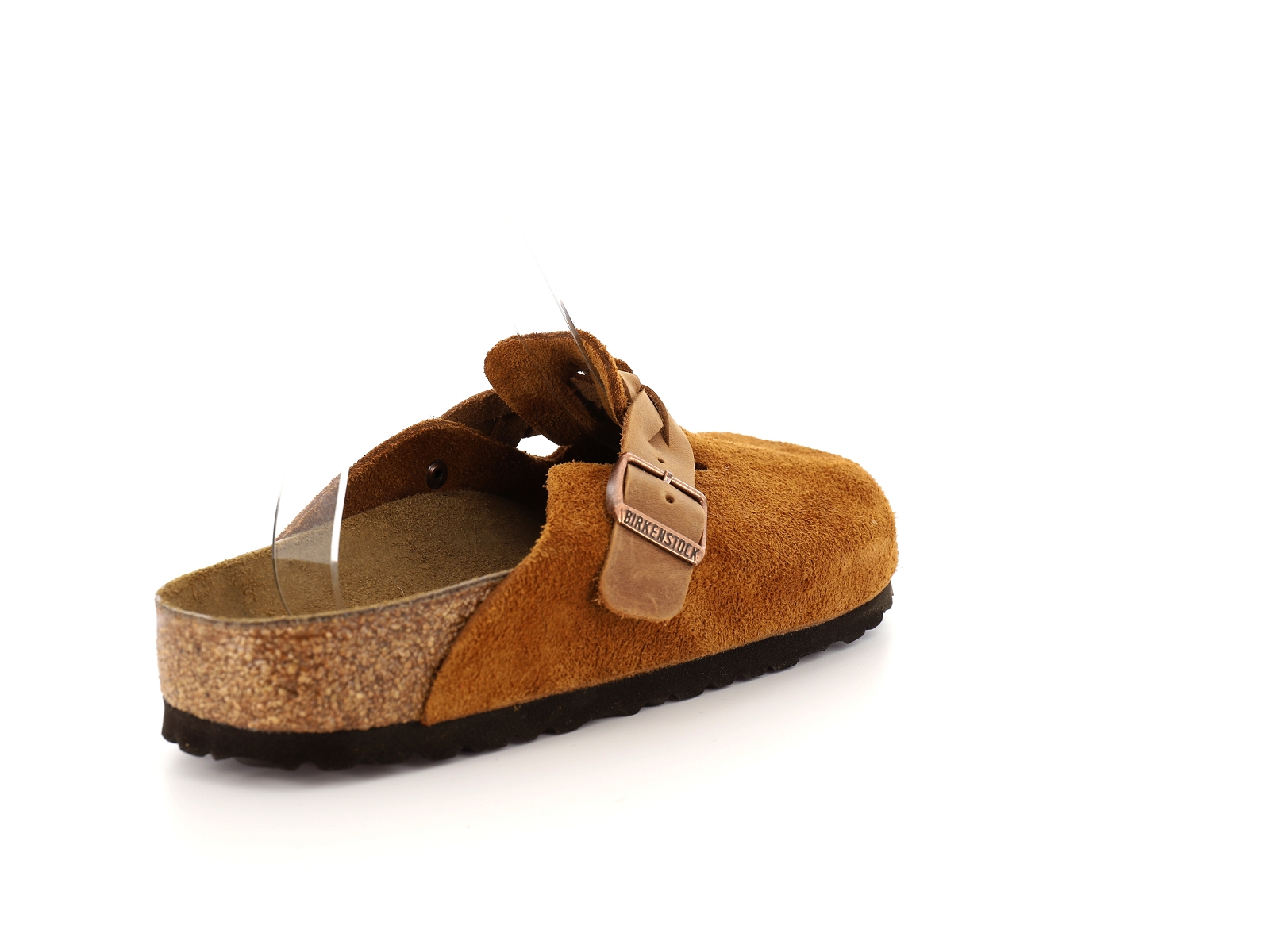 Birkenstock-BOSTON LEVE Nubuck Camel