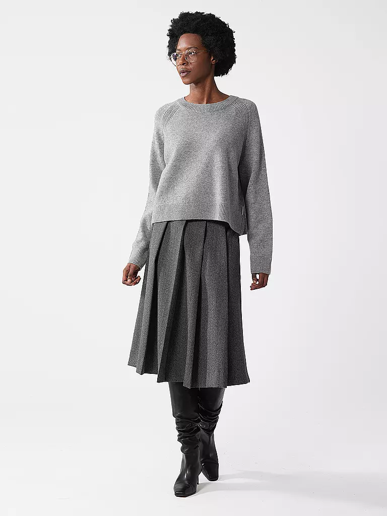 ARMEDANGELS Pullover DILIRIAA REGLANA hellgrau