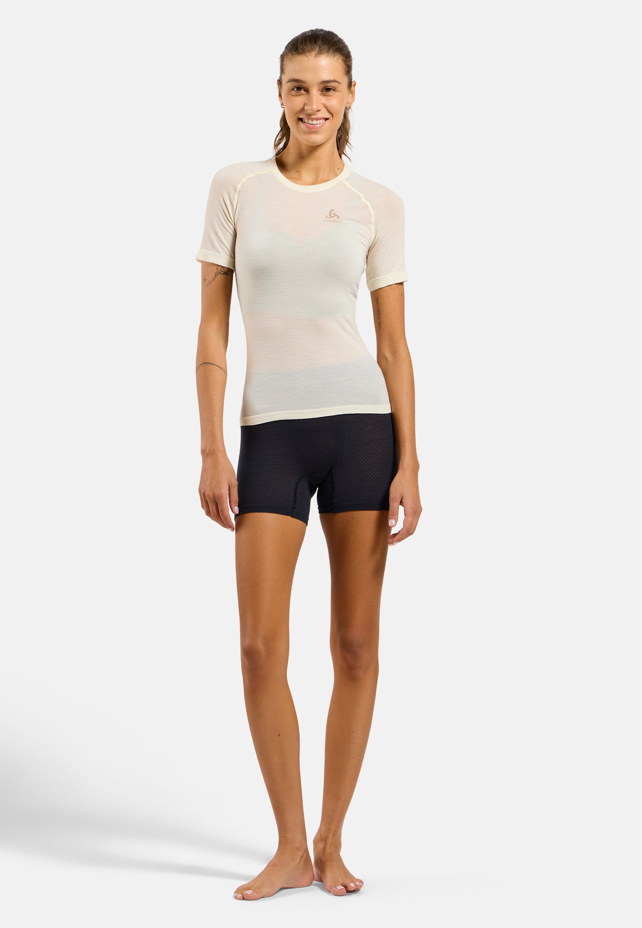 Performance Wool 140 Base Layer T-shirt in zero dye melange