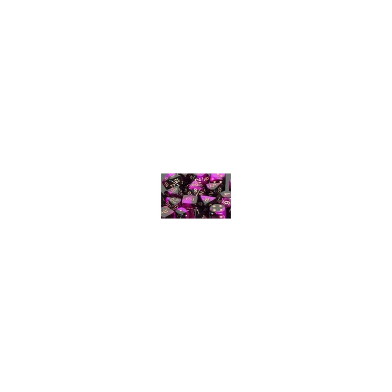 Pack de 36 dés D6 * gemini * NOIR & VIOLET
