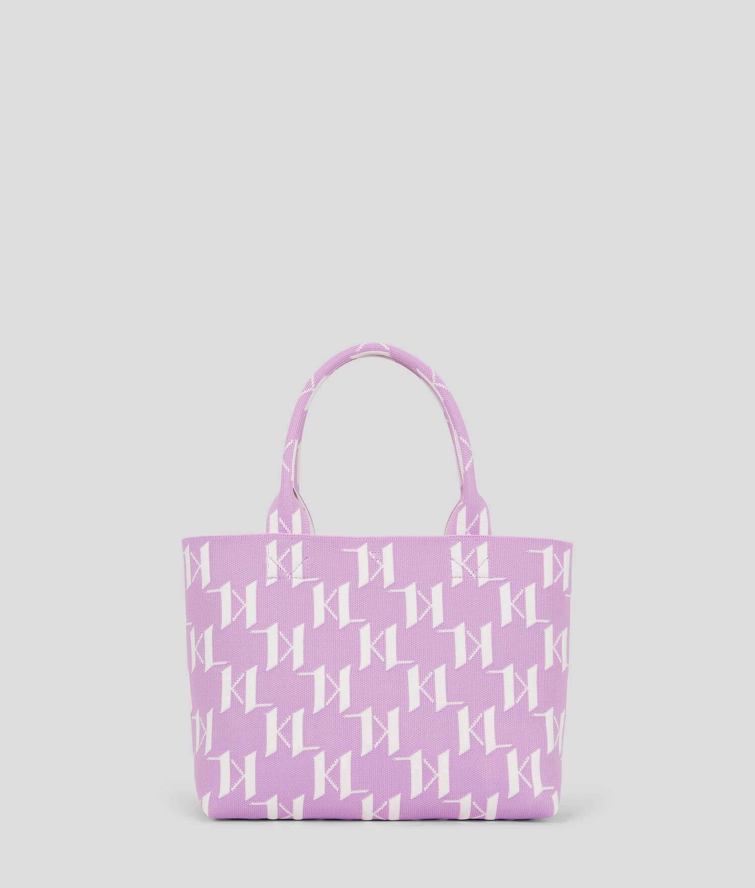 SAC CABAS K/MONOGRAM en tricot de taille moyenne