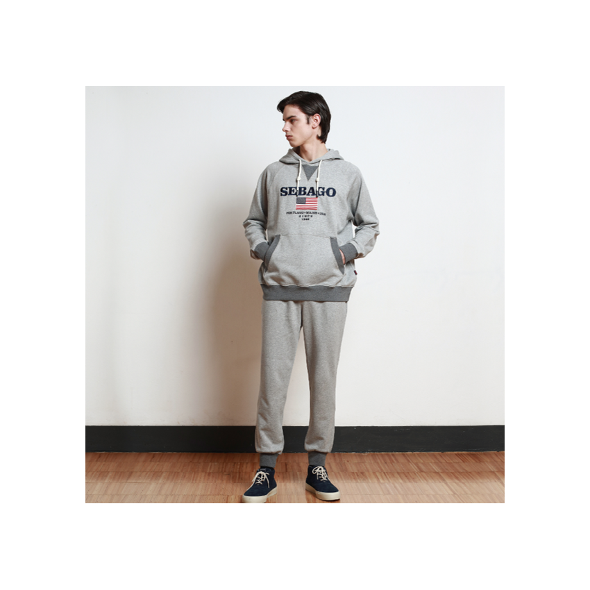 STERN GREY MID MEL-PANTALON SEBAGO HOMME