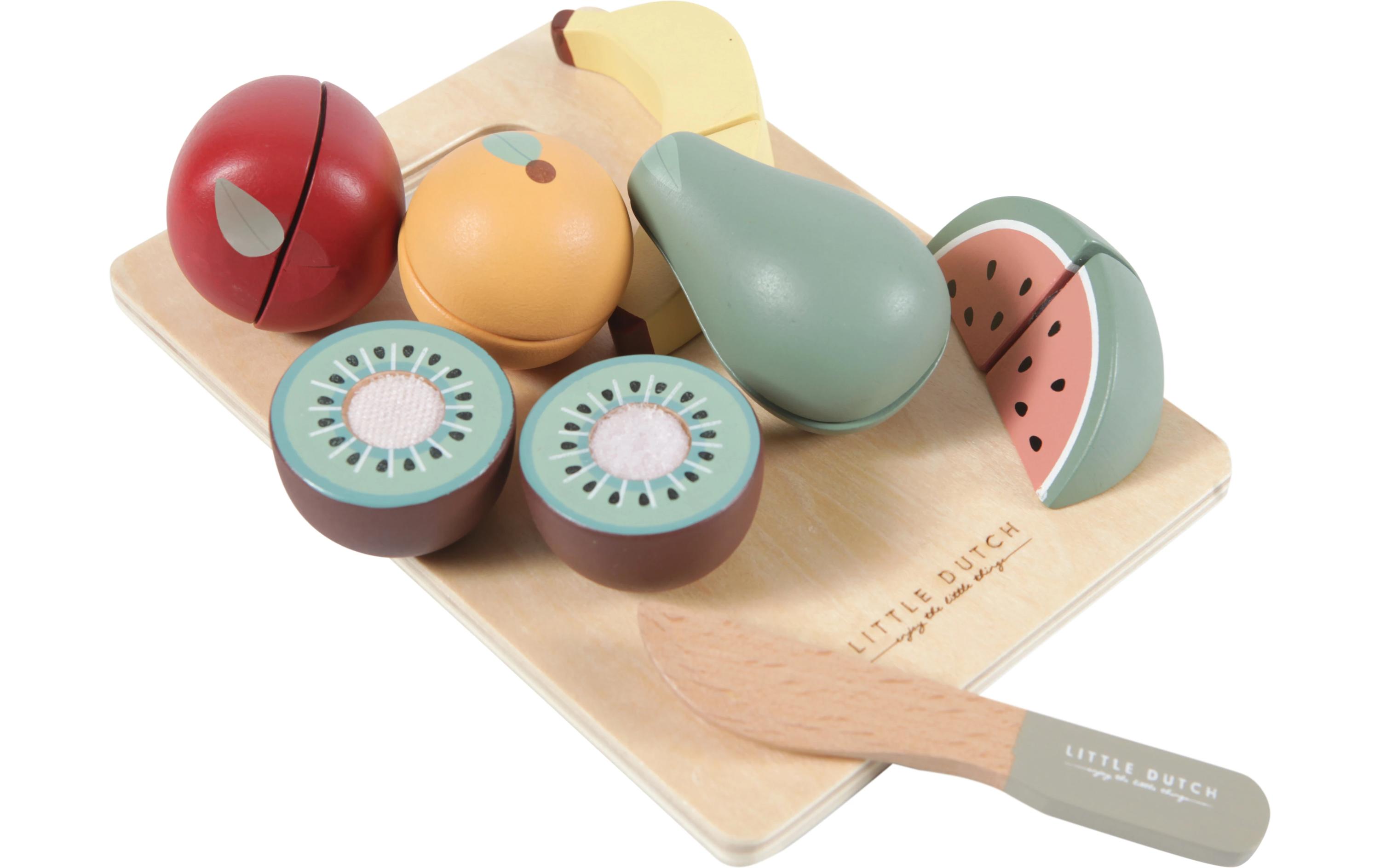 Spiel-Lebensmittel Obst zum schneidenLebensmittel-Spielset aus Holz