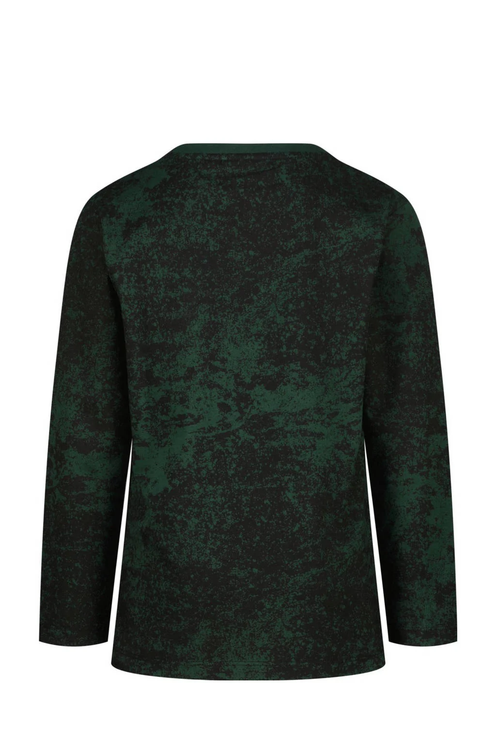 Vingino longsleeve Jame met all over print donkergroen