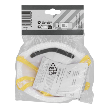 Veiligheidsmasker FFP1 met ventiel