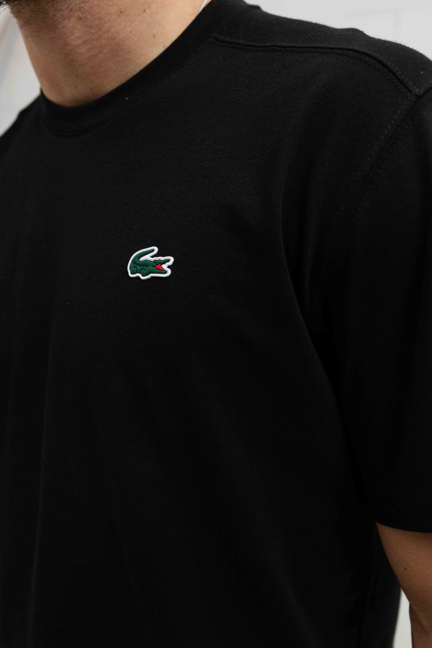 Lacoste Sport Logo T-Shirt Heren Zwart