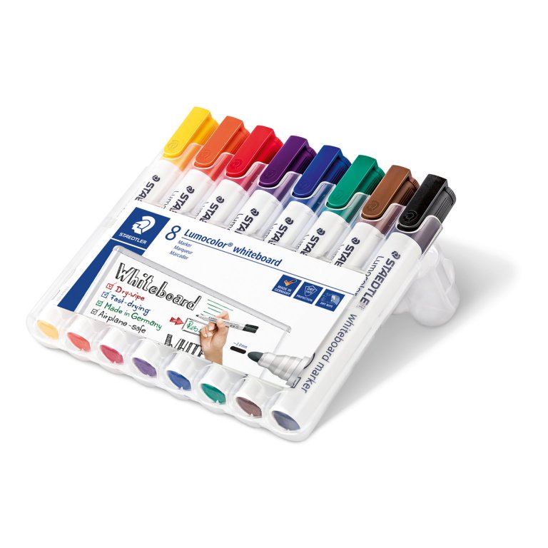 Staedtler Lumocolor whiteboard marker set 351 WP8