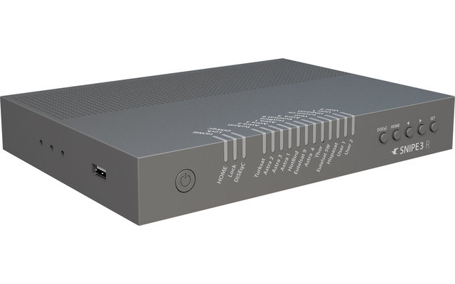 Selfsat Snipe 3 R Black Line vollautomatische Flachantenne mit Fernbedienung / Auto Skew