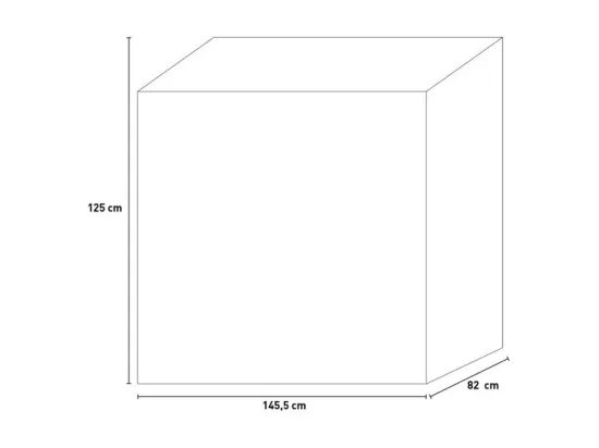 Keter Coffre de rangement plastique Extérieur Beige 1200 L