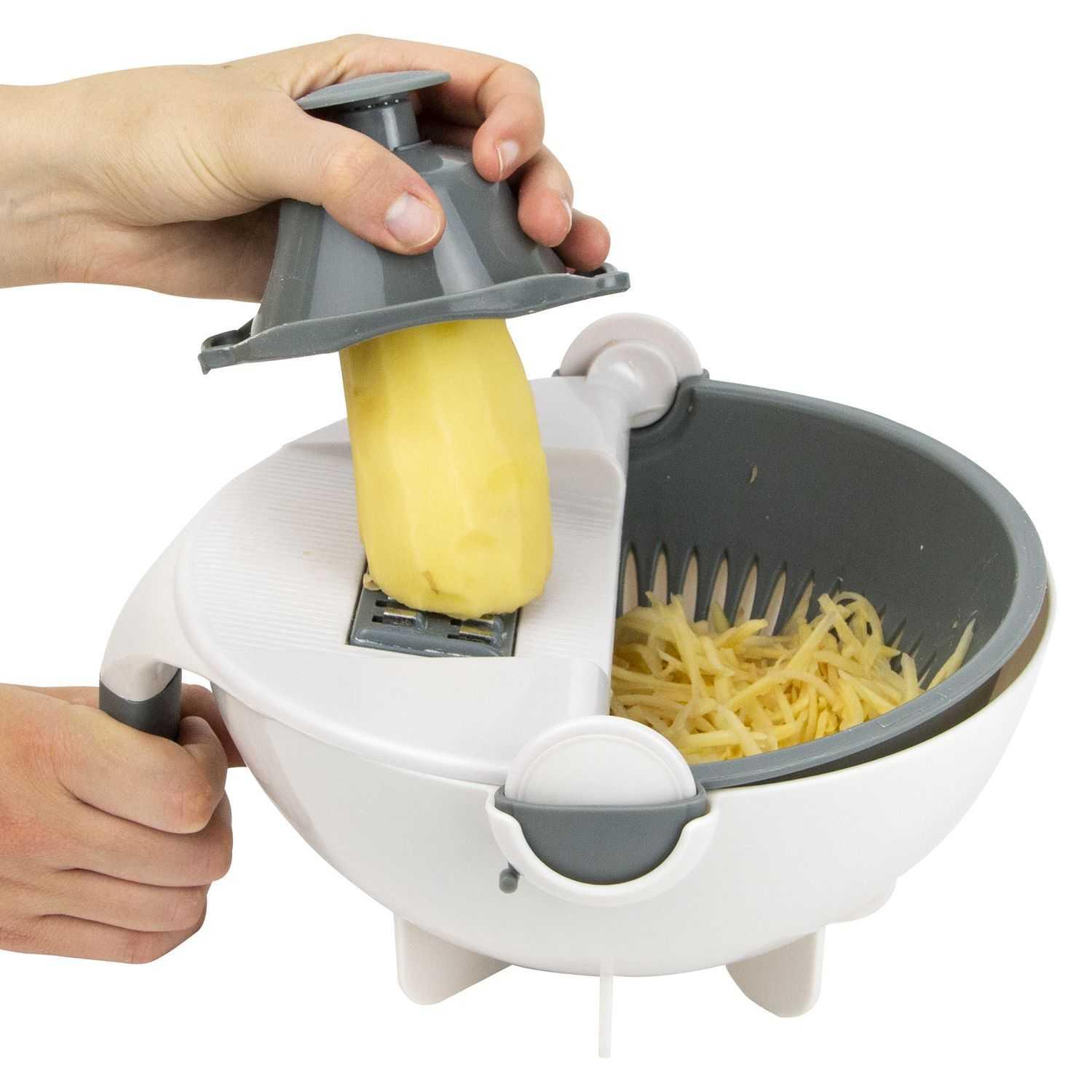 COUPE LEGUME AVEC PASSOIRE INTEGREE 8 EN 1