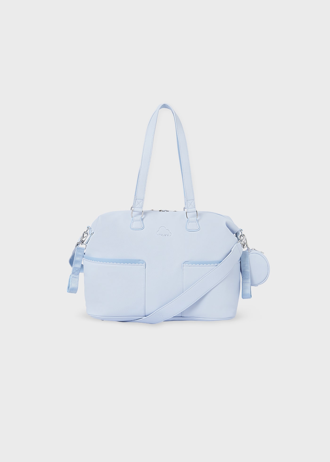 Bolsa ondulada com porta-chupeta para bebê