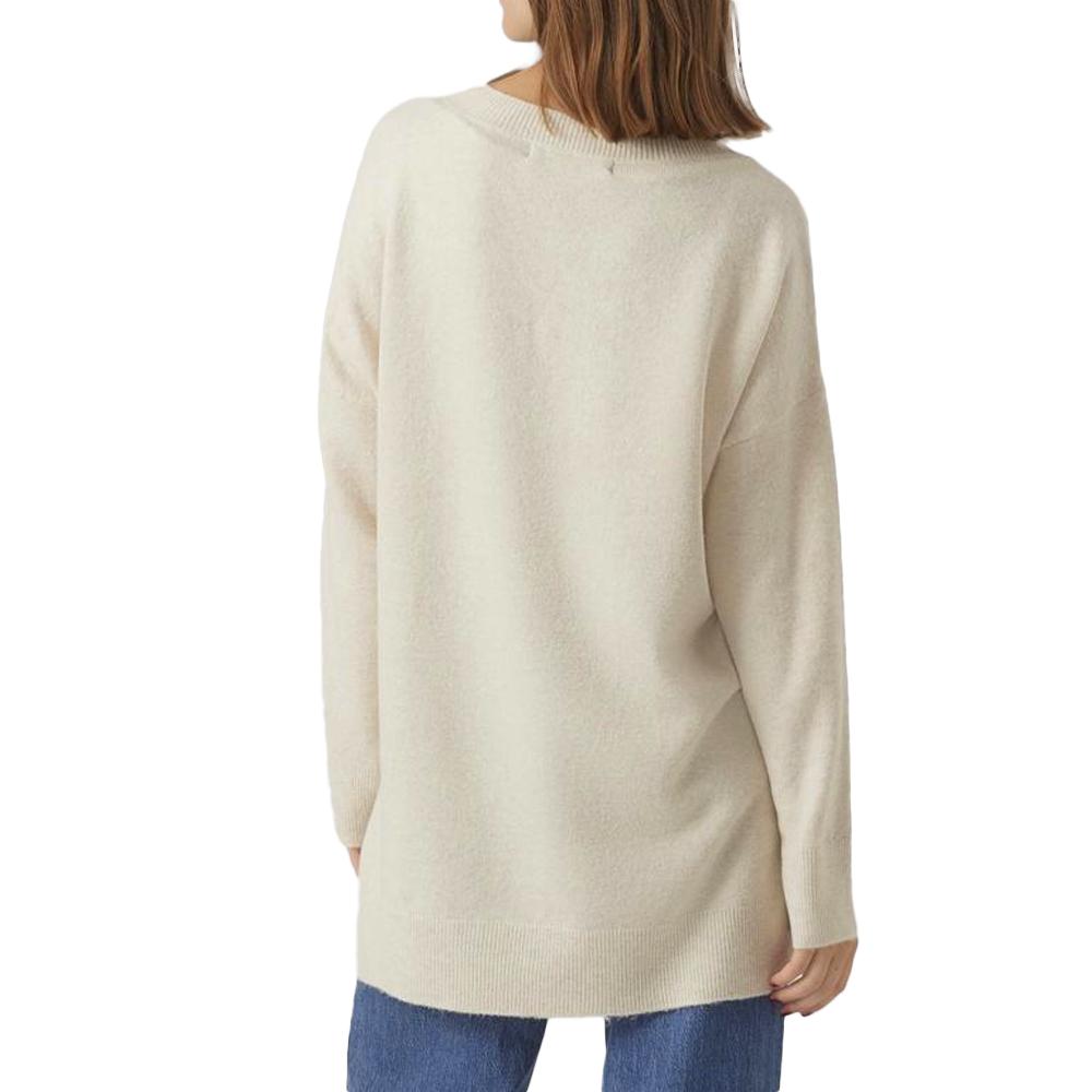Vero Moda Pull Beige Femme Vero Moda Doffy 10290710